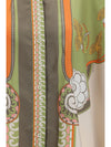 printed silk scarf shirt
