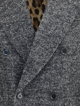 DOLCE & GABBANA 40 double-breasted chevron blazer 