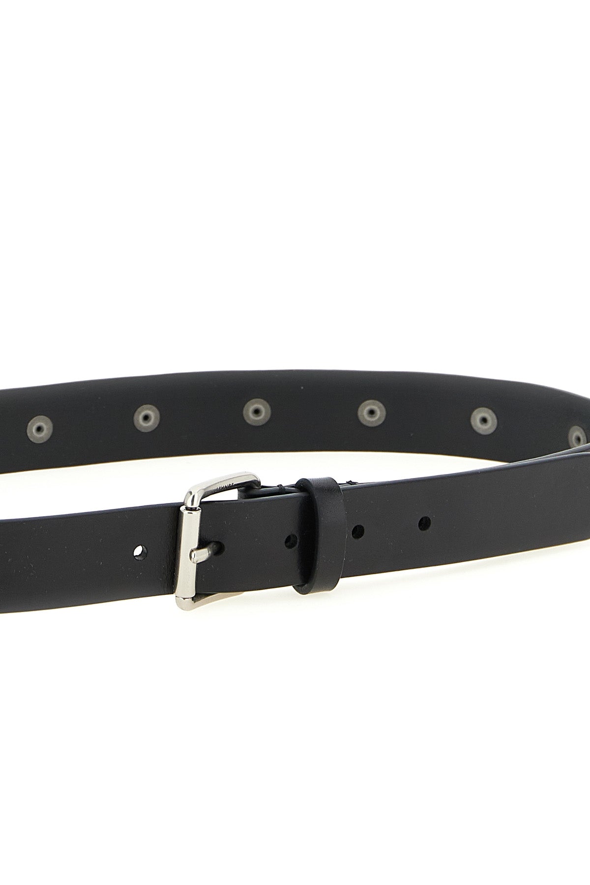 the lemaire marguerite belt in vegetable-tanned leather defines the silhouette