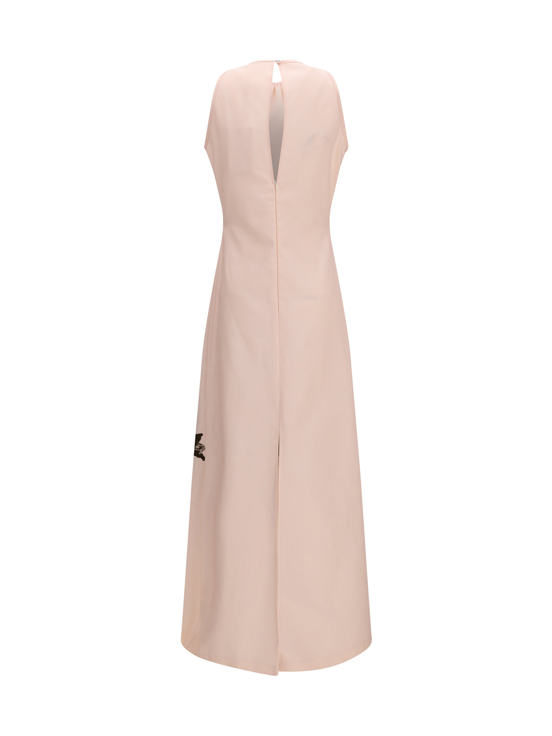 CRIDA MILANO 0 petunia long dress in cotton and viscose duchesse