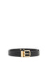 smooth leather dg belt with 8