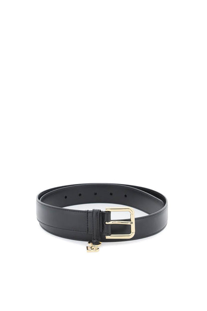 belt with charm logo