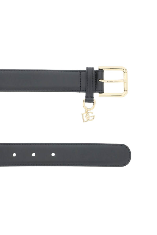 belt with charm logo