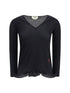 FENDI L long-sleeved virgin wool top