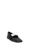 textured lambskin leather ballet flats