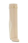 calf leather boot