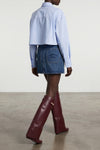calf leather boot