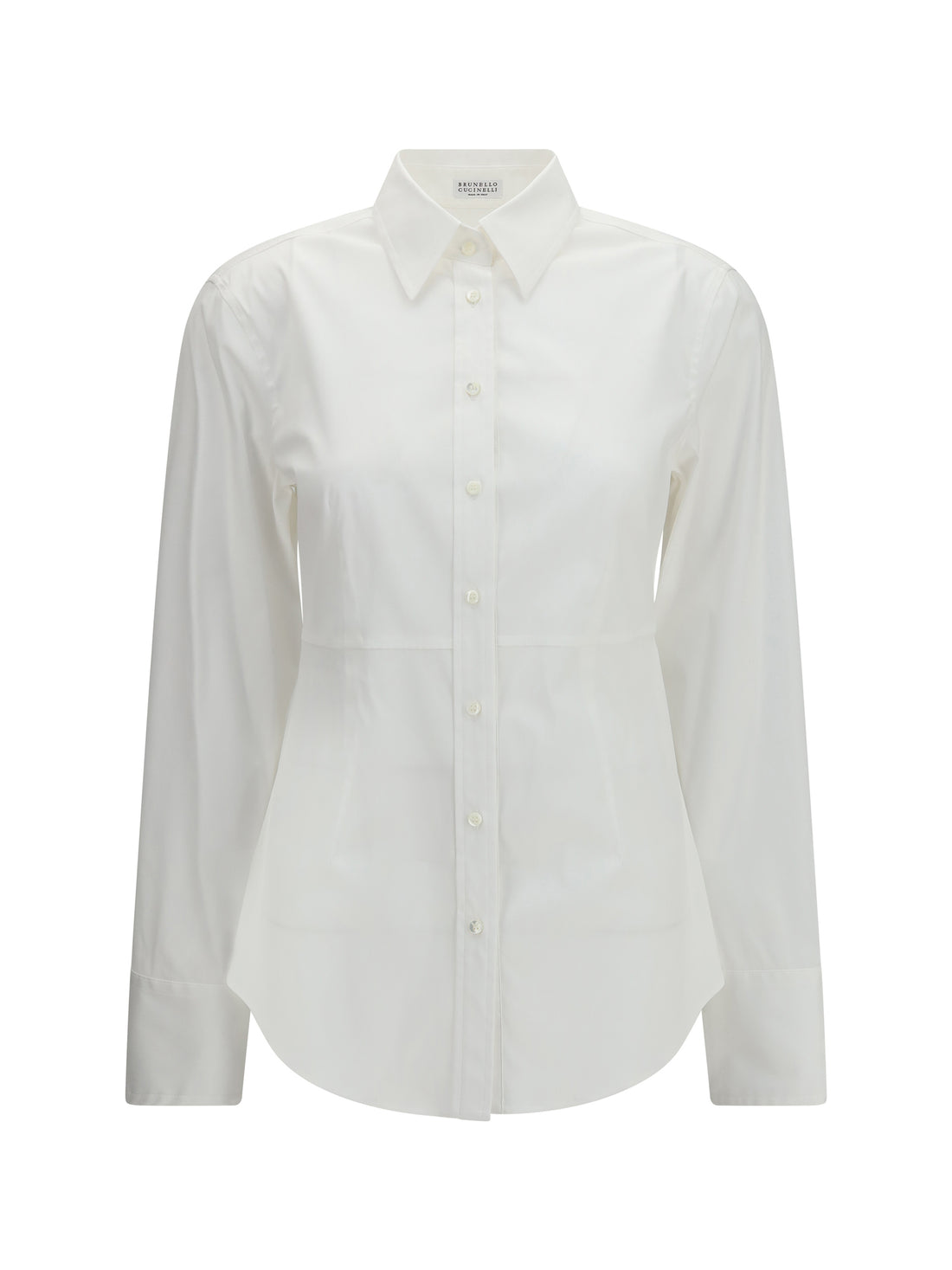 BRUNELLO CUCINELLI L cotton-blend shirt 