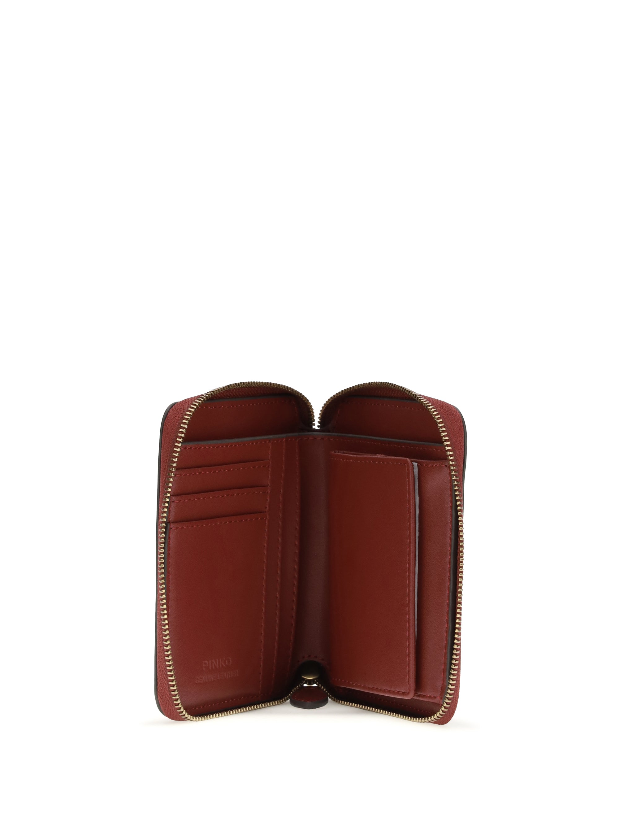 PINKO OS leather zip-around wallet 