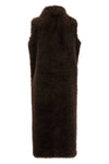 bear long faux fur vest