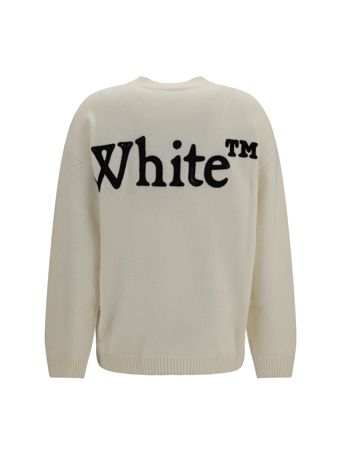 OFF-WHITE M bookish shared crewneck sweater