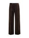 velvet tailored pants