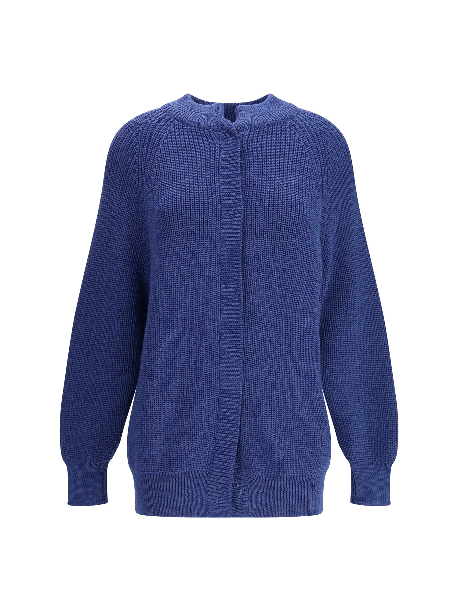 ELLA OS bomber sweater with an hook-and-eye closure