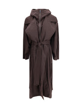MAX MARA SPORTMAX S-M oversized barba trench coat in taffeta