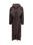 MAX MARA SPORTMAX S-M oversized barba trench coat in taffeta