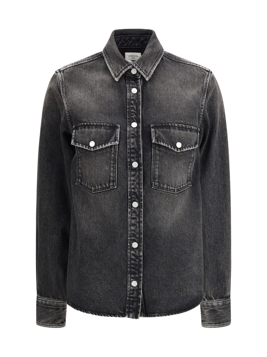 JACOB COHEN 42 western shirt in cotton and lyocell denim