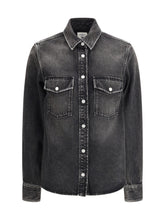 JACOB COHEN 42 western shirt in cotton and lyocell denim