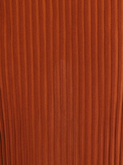 GABRIELA HEARST S long knitted skirt with narrow ribs