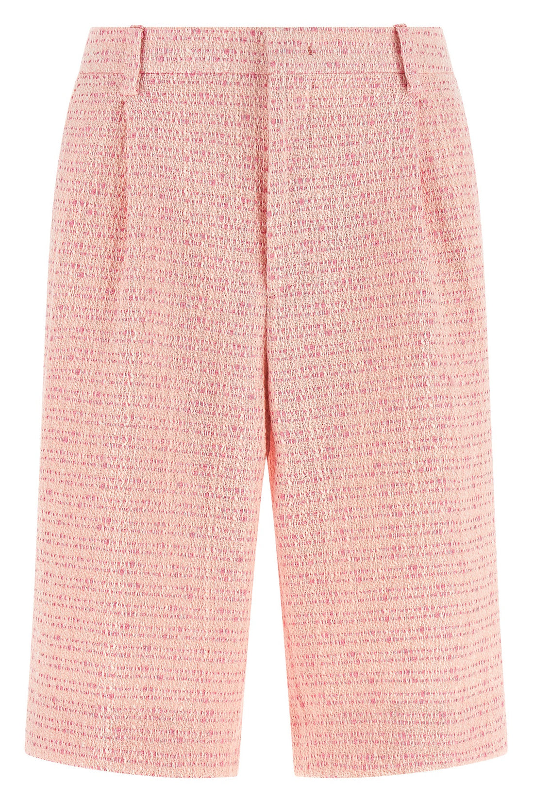TAGLIATORE 38 effie bermuda shorts in bouclé effect cotton blend
