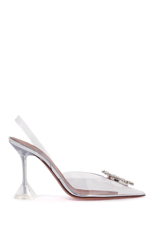 pvc begum slingback pumps