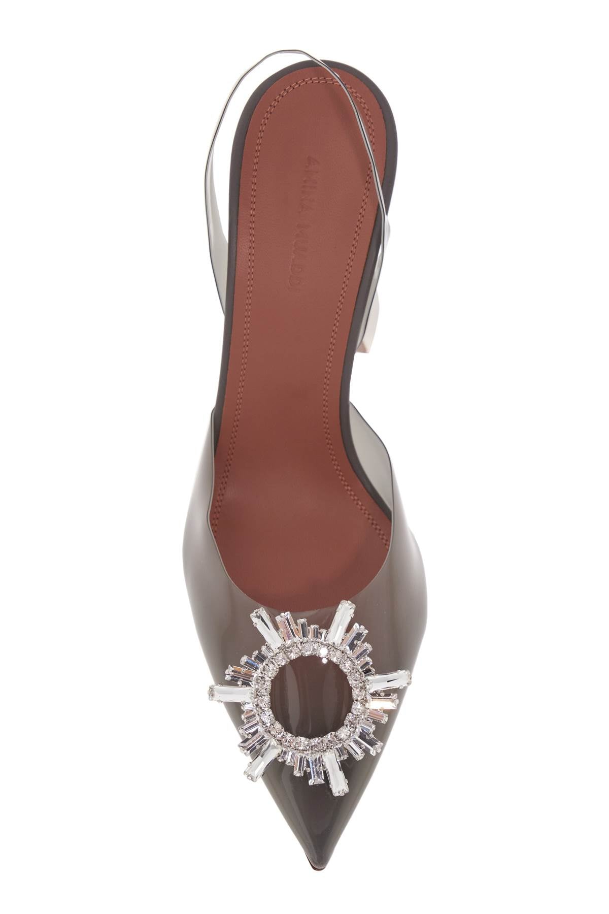 pvc begum slingback pumps