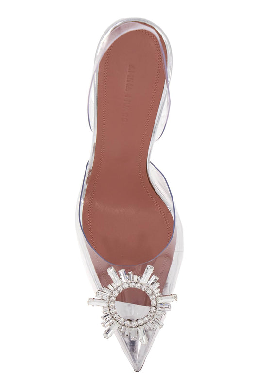 pvc begum slingback pumps