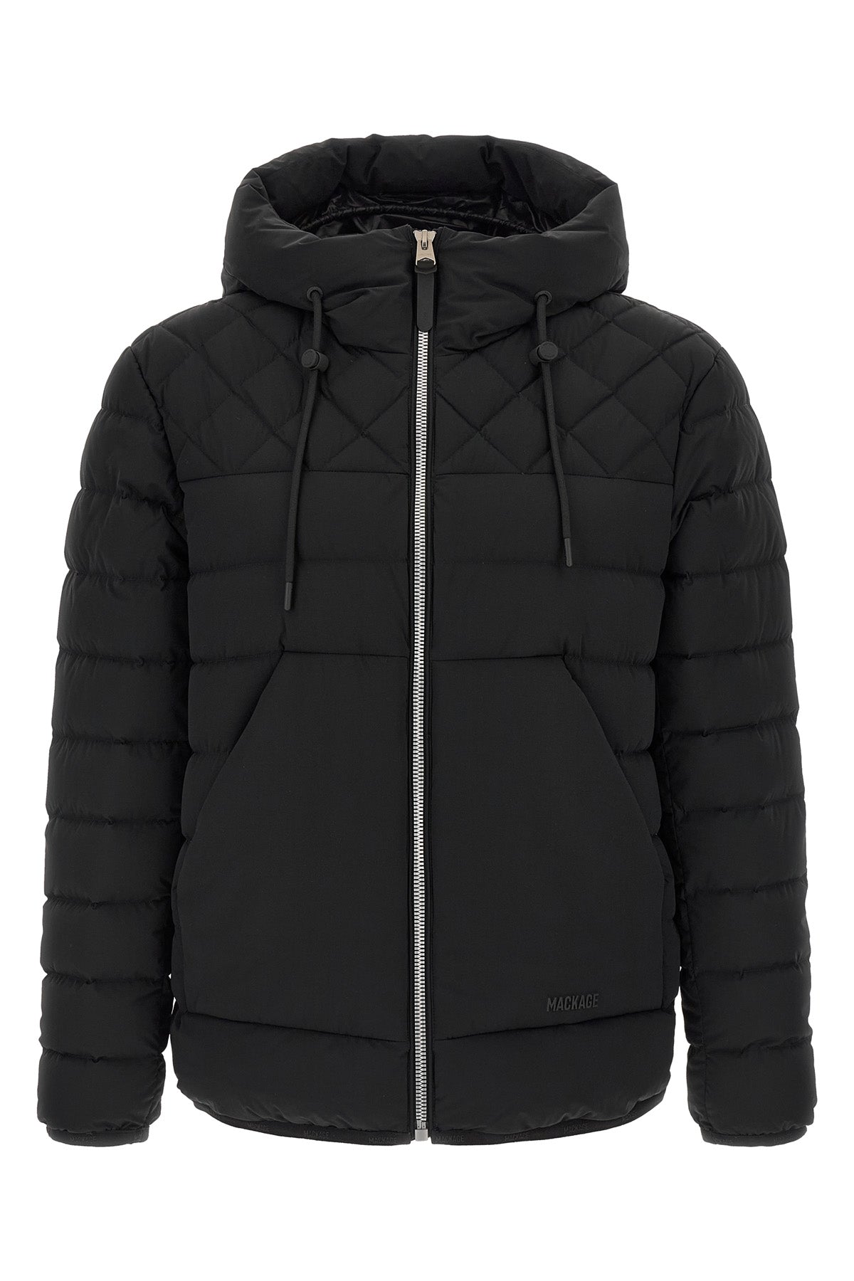 bergen down jacket in quilted technical fabric
