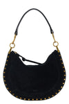 oskan soft zip suede handbag