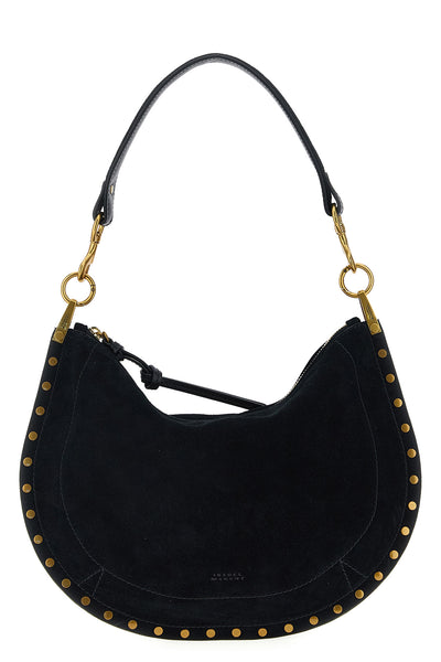 oskan soft zip suede handbag