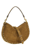 oskan hobo zipped suede shoulder bag