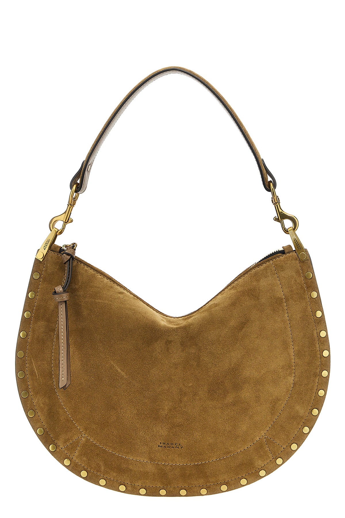 oskan hobo zipped suede shoulder bag