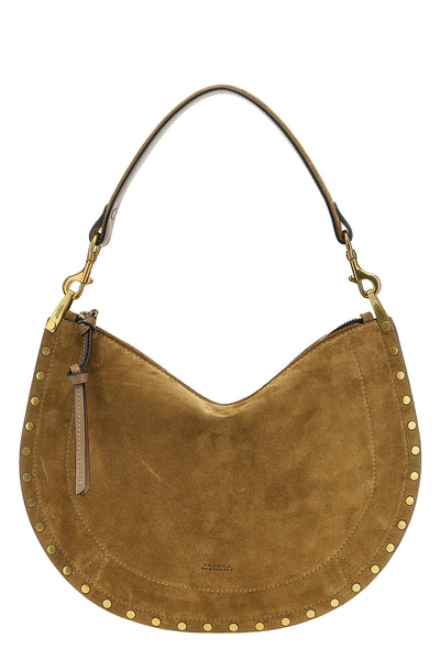 oskan hobo zipped suede shoulder bag