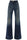 wide leg jeans with dark wash