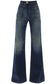 wide leg jeans with dark wash