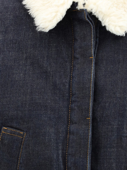 JACQUEMUS 36 de-nîmes ovalo denim bomber