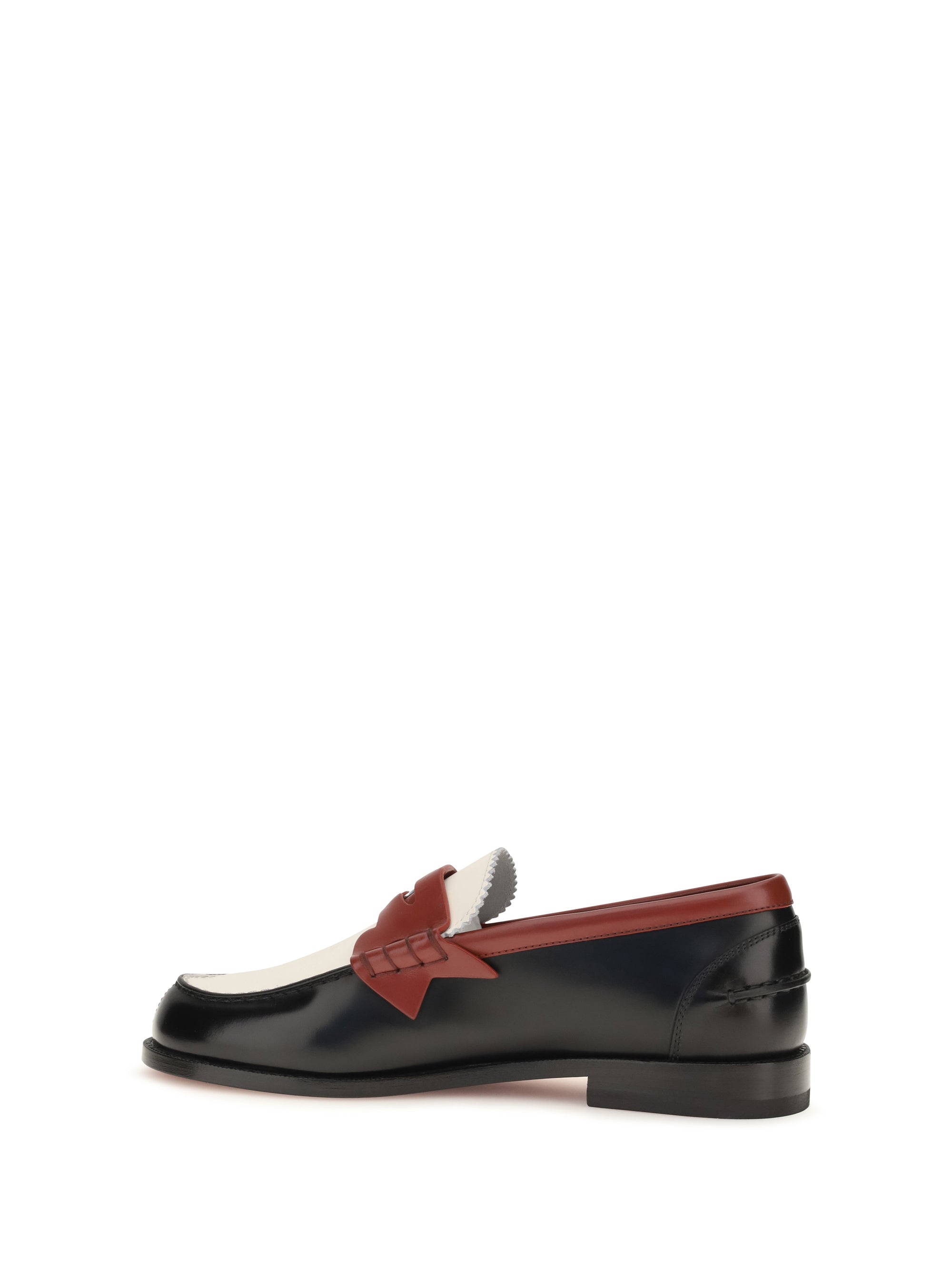 plato leather loafers