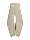 informal pants in twill