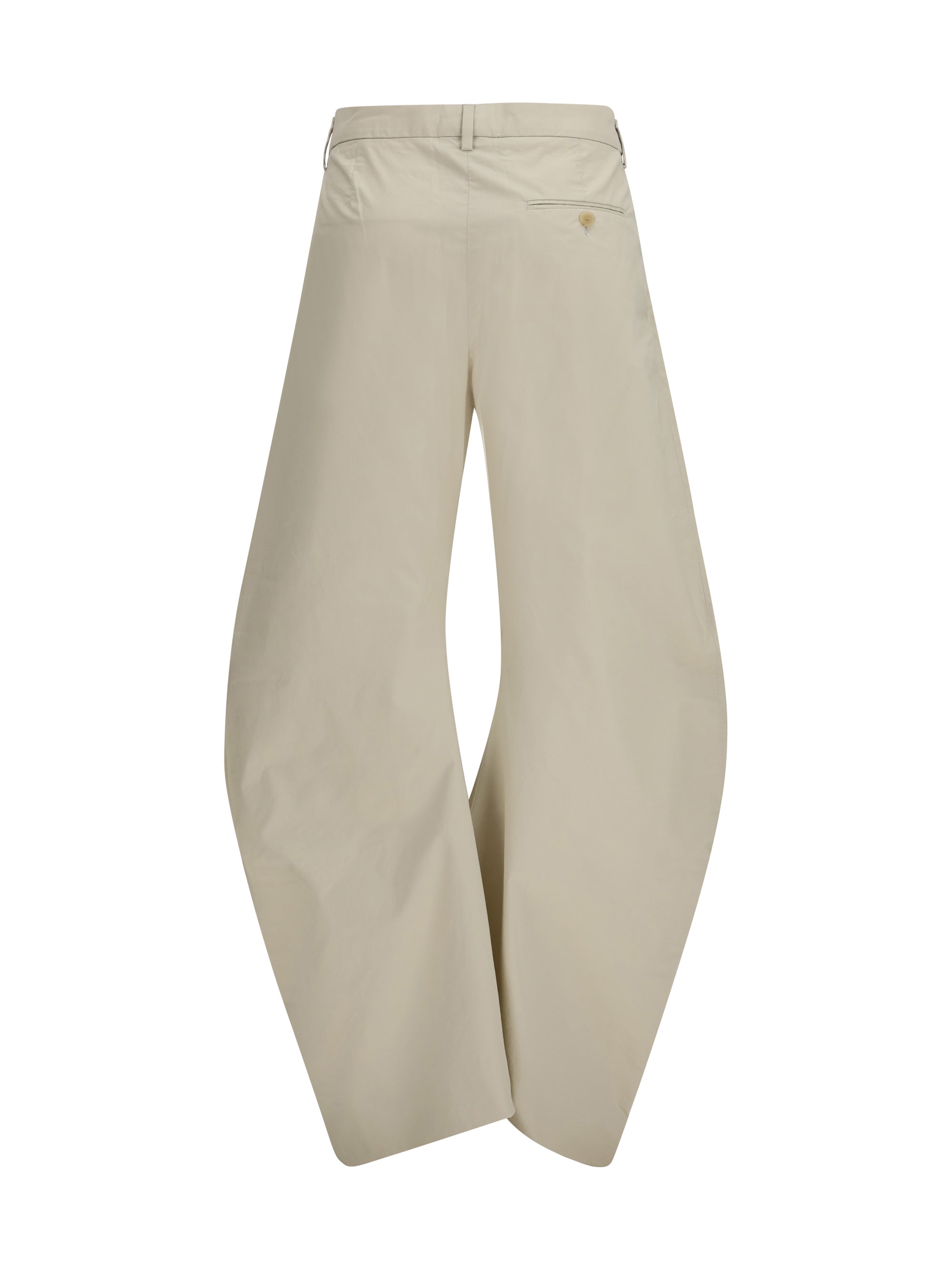 informal pants in twill