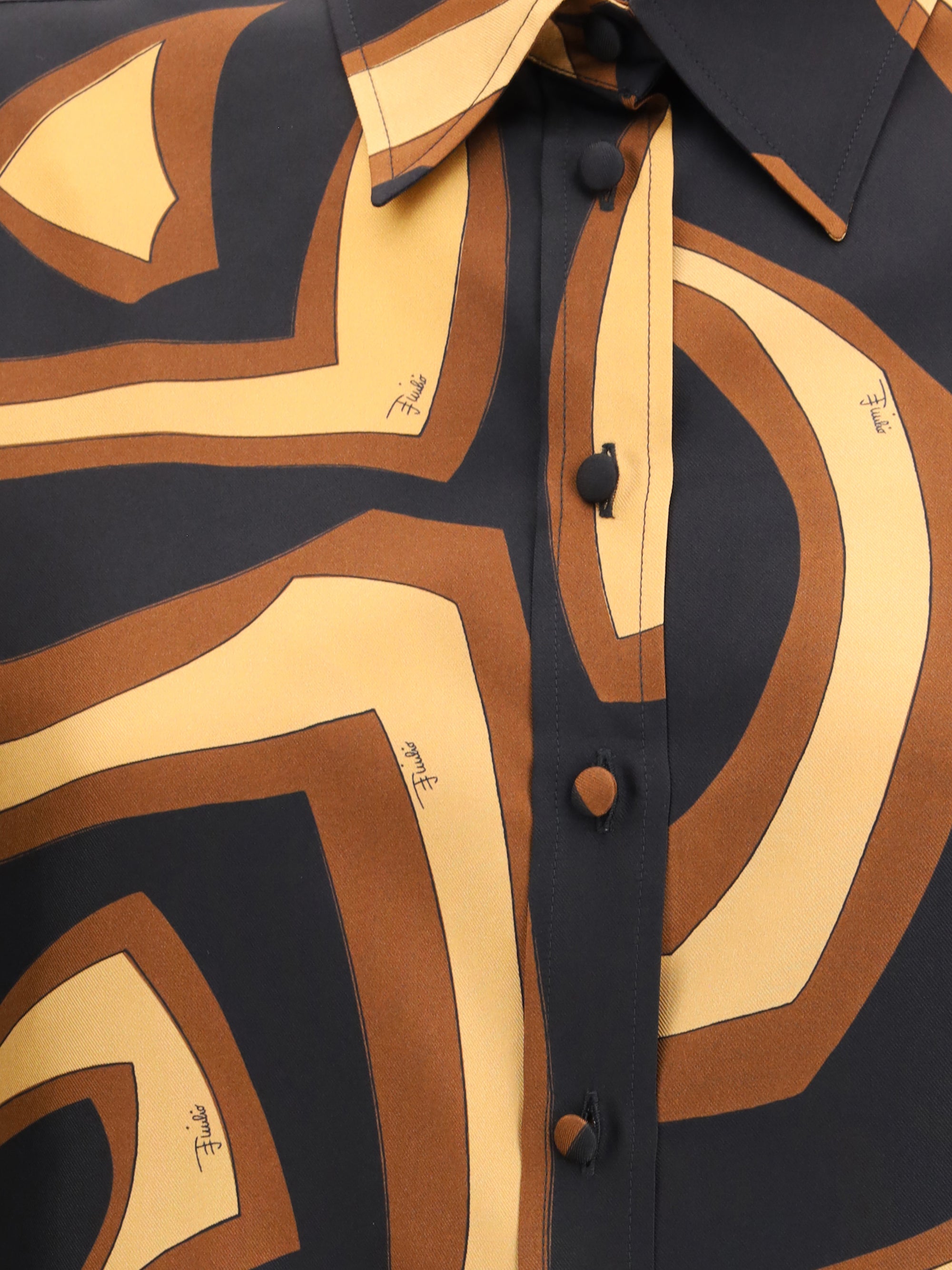 PUCCI 42 printed silk shirt