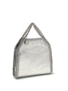 metallic falabella handbag