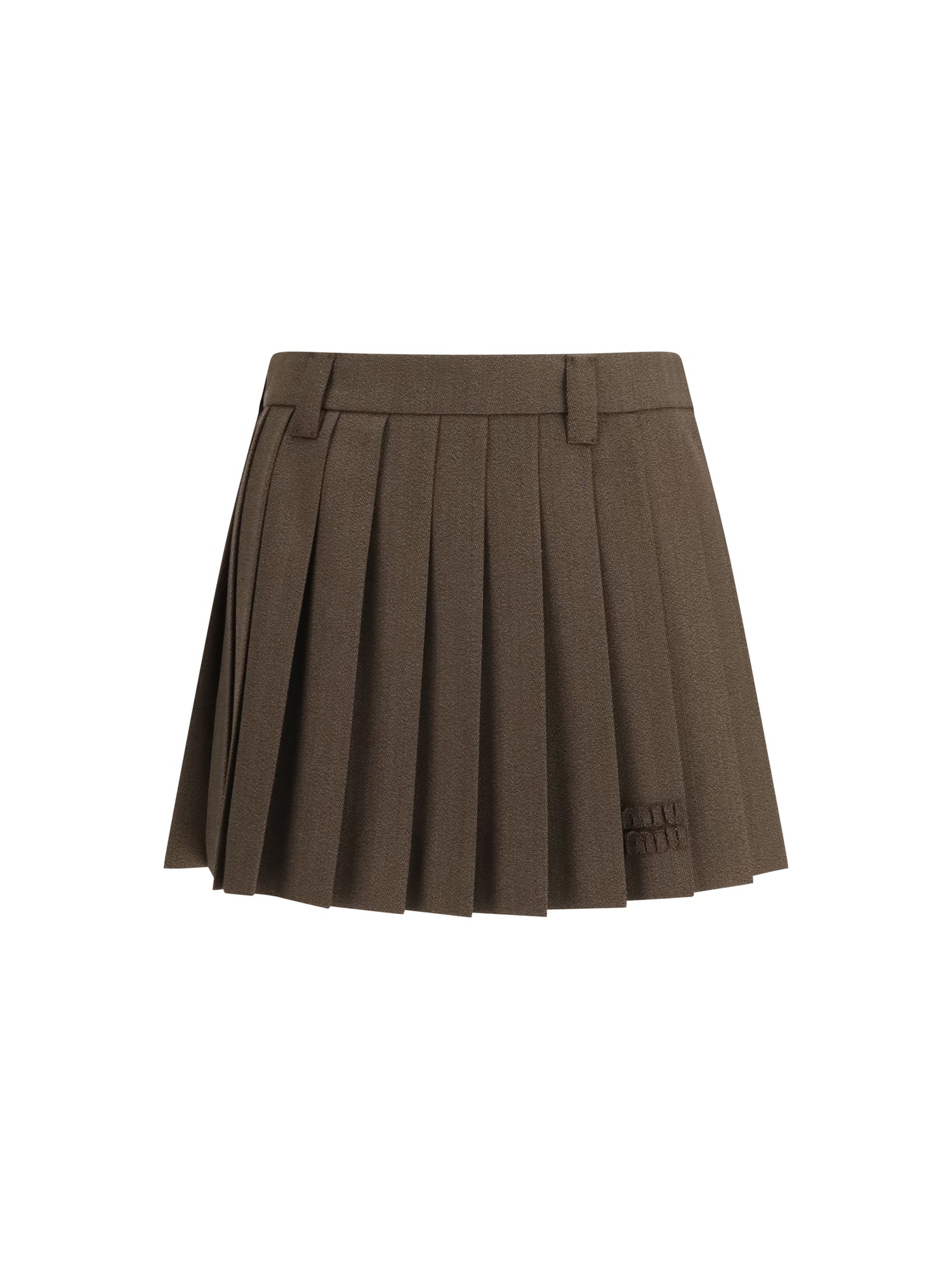 MIU MIU 38 pleated miniskirt