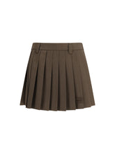 MIU MIU 38 pleated miniskirt