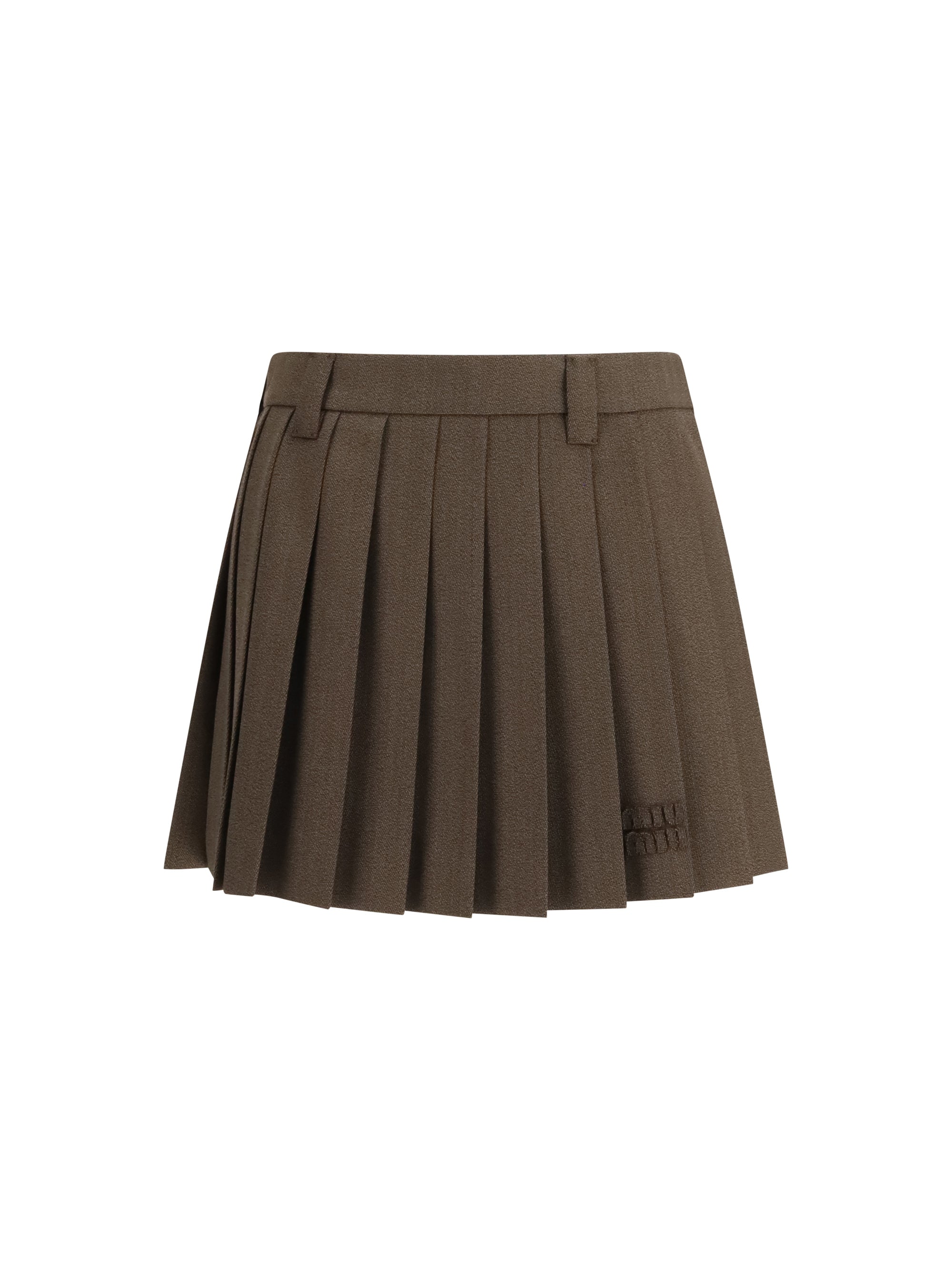 MIU MIU 38 pleated miniskirt