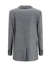 prince of wales single breasted blazer