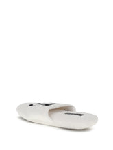 DOLCE & GABBANA L embroidered cotton terry slippers
