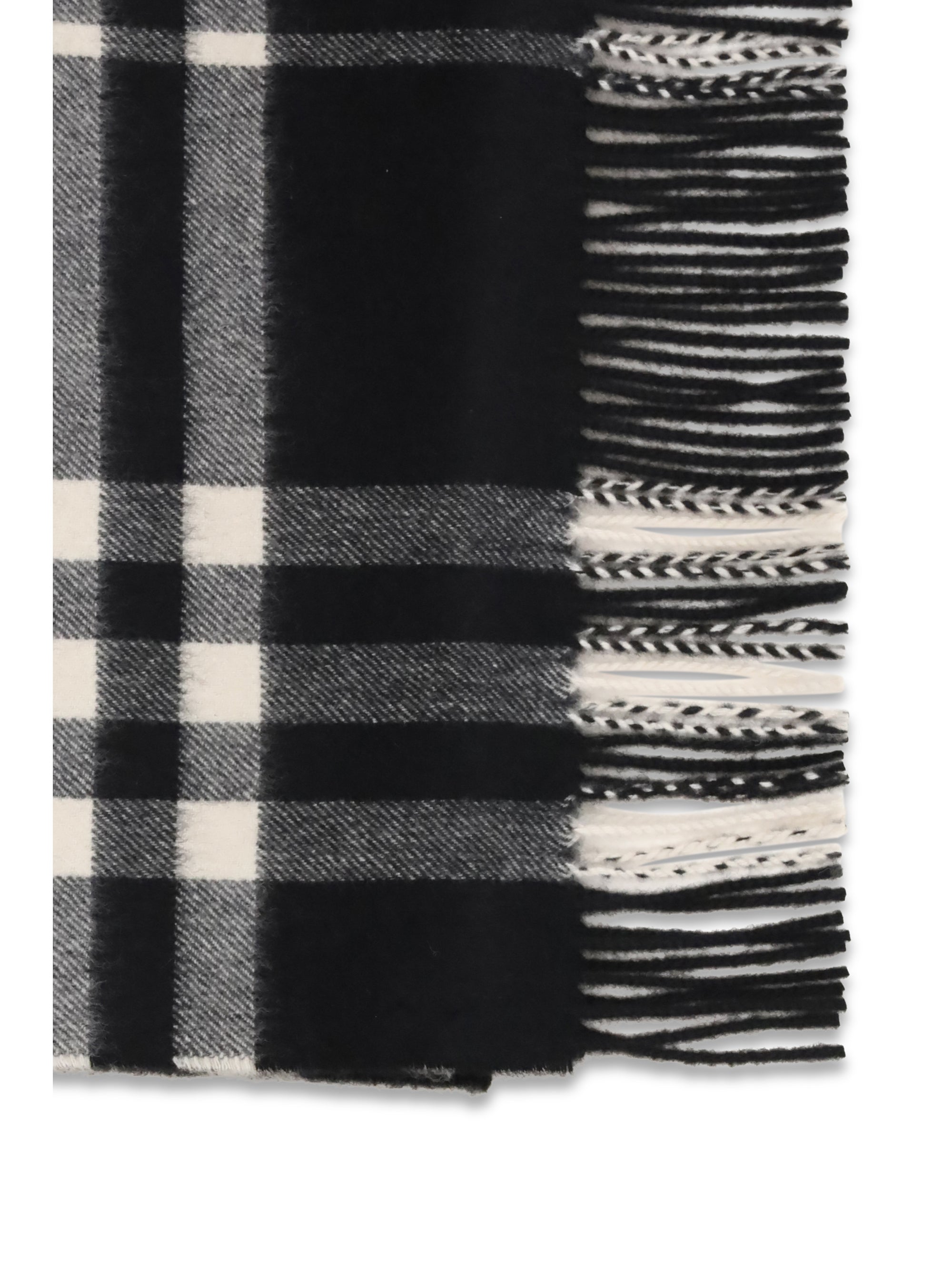 BURBERRY OS embroidered cashmere scarf 