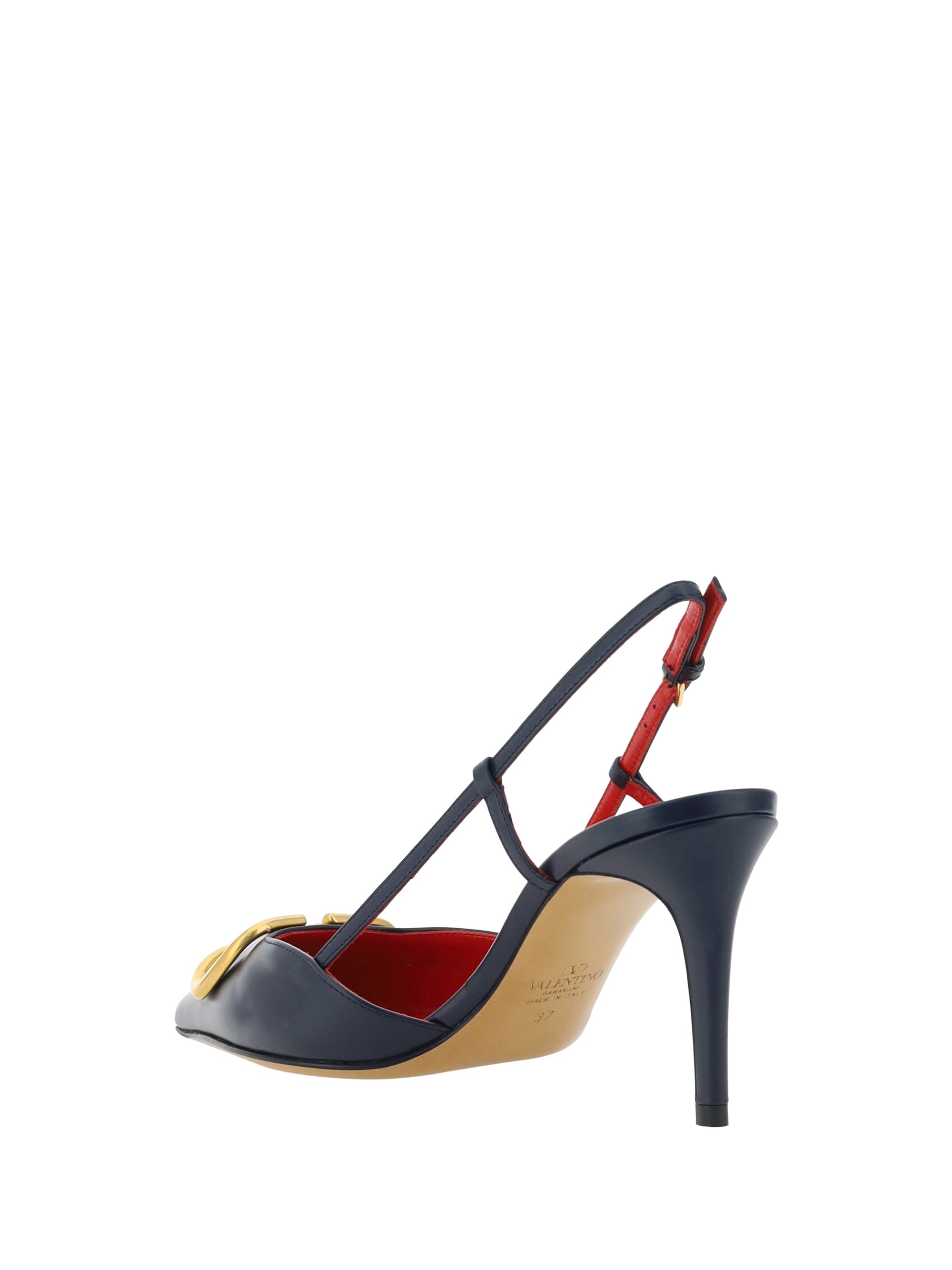 vlogo pumps slingback