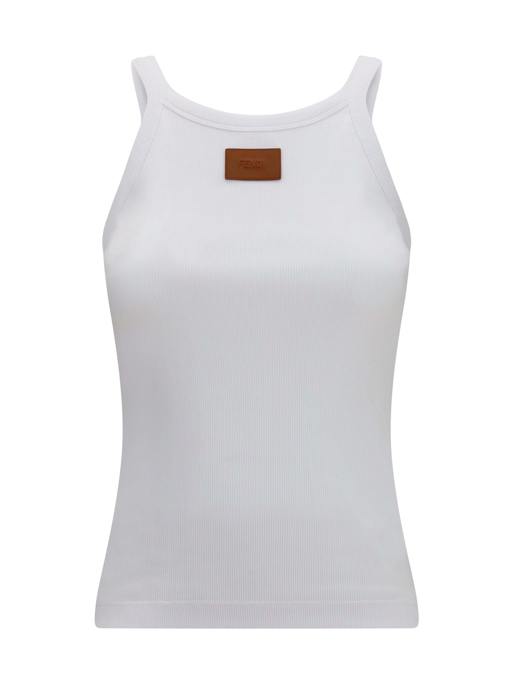 ribbed cotton tank top