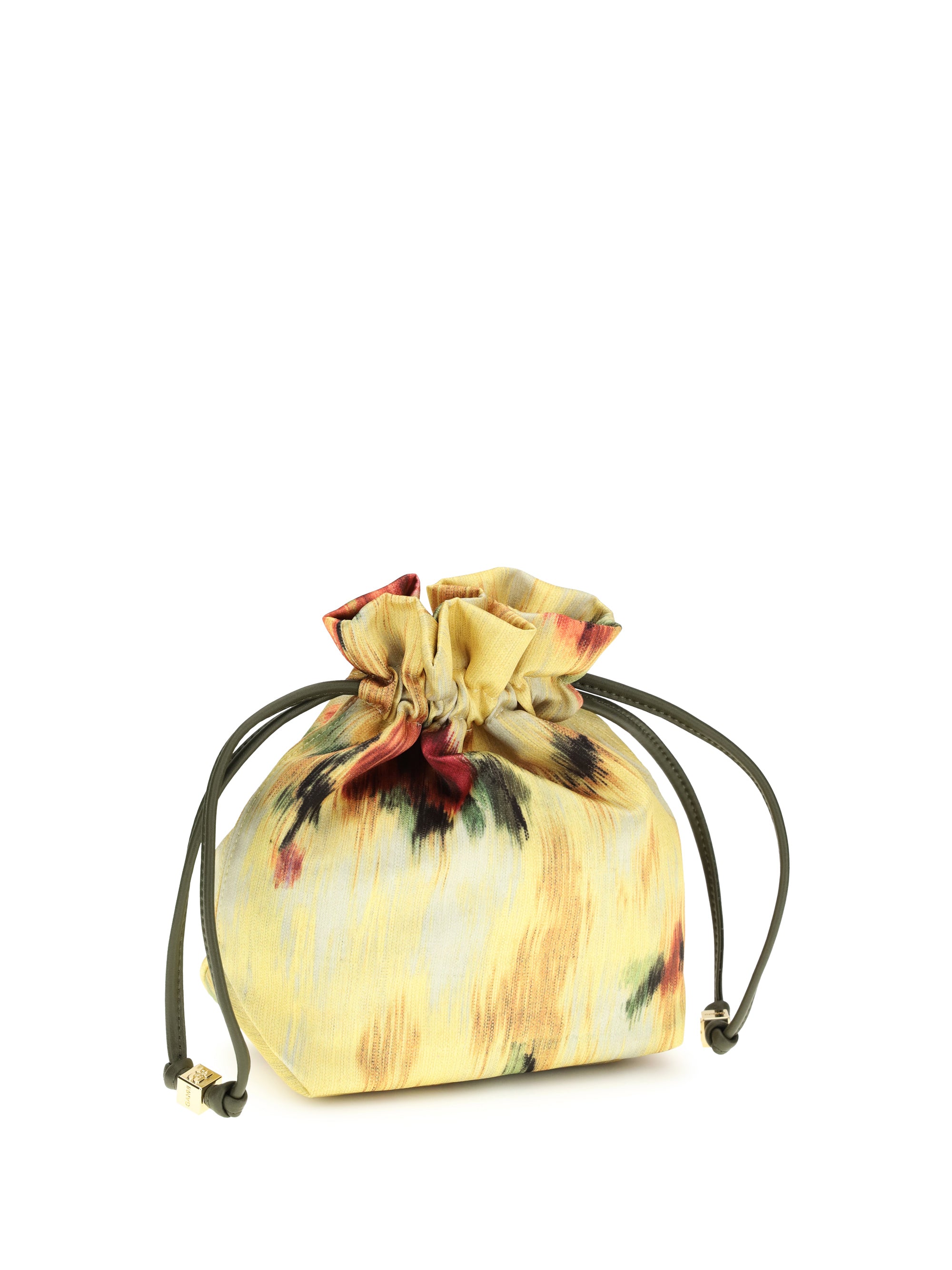 printed taffeta pouch