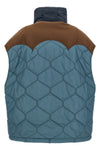 the marbell kate vest redefines the volumes of the contemporary wardrobe throu